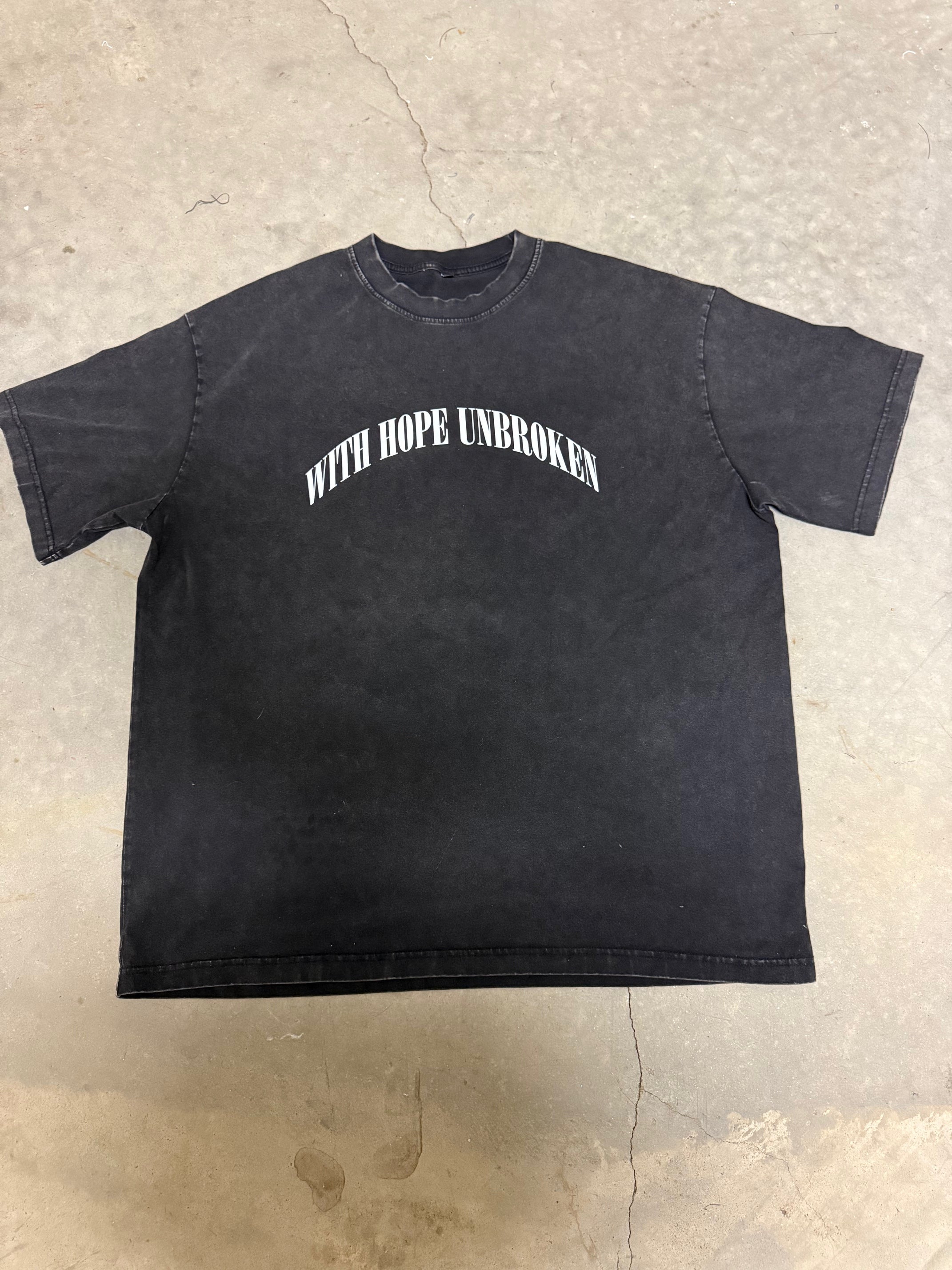 Oversized "Wings" T-shirt-Black